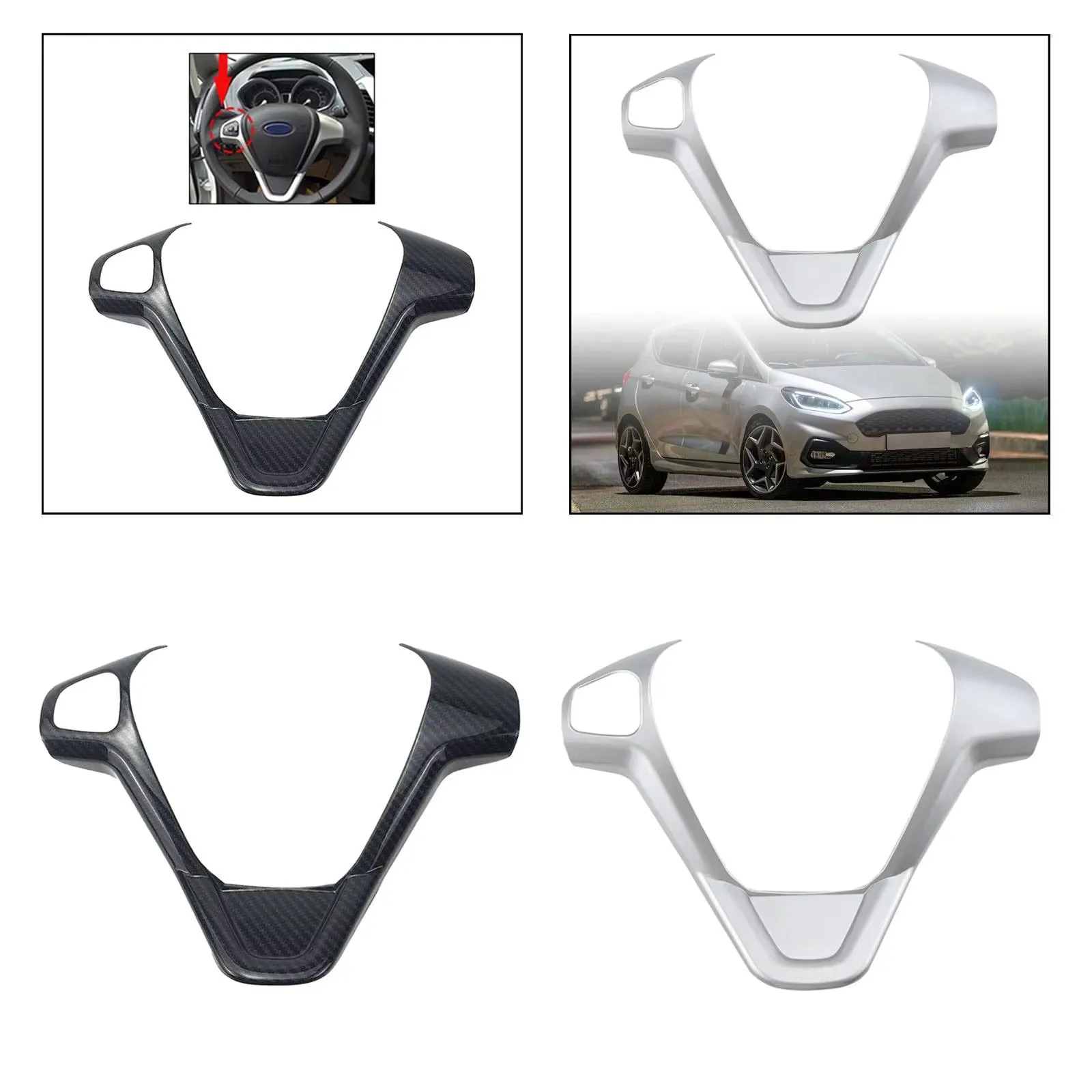1 шт. чехол на руль автомобиля эффект из углеродного волокна стабильный