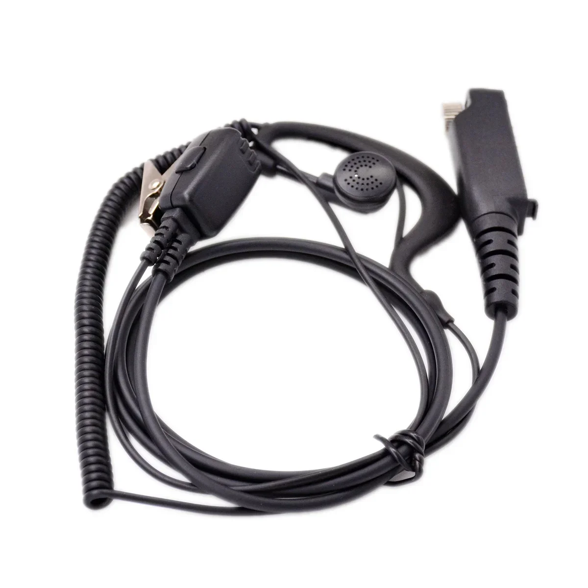 STP8000 Гарнитура G-образный ушной крючок с зажимами PTT Микрофон для Sepura STP-8000 SC20 HAM