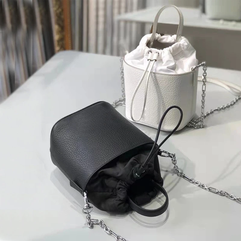 Женская сумка-ведро VIELINE из натуральной кожи сумка-мессенджер через плечо