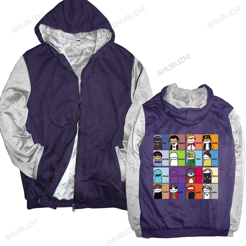 

Dream Smphoodie Harajuku zipperd hoodie men's winter new men's and women's same style shubuzhi Korean fleece jacket hoodie