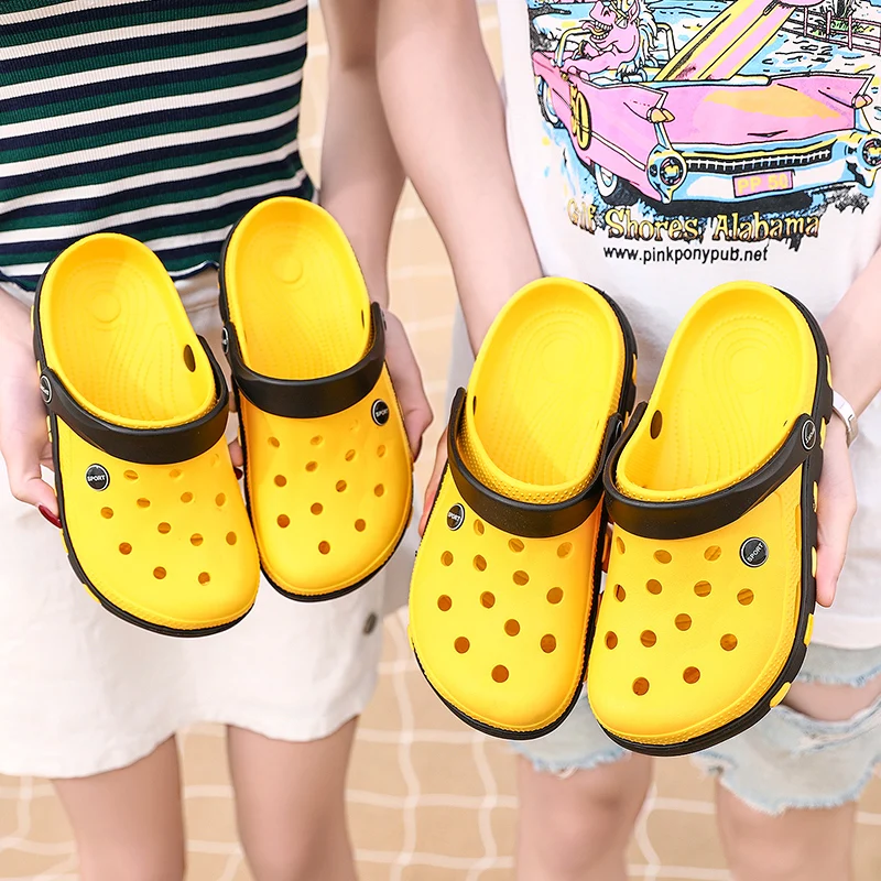 Summer Sandals Men's Breathable Outdoor Slippers Women's Non slip Water Wading Shoes Thick Outsole Fishing Surfing Beach Sandals