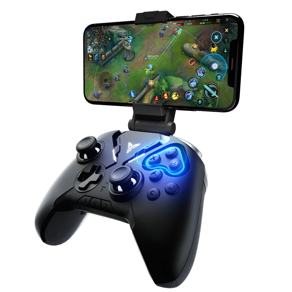 

SHACK Apex Series 2 Bluetooth Pubg Mobile MOBA Controller di gioco Wireless (con supporto per telefono) Gamepad per PC Tablet An