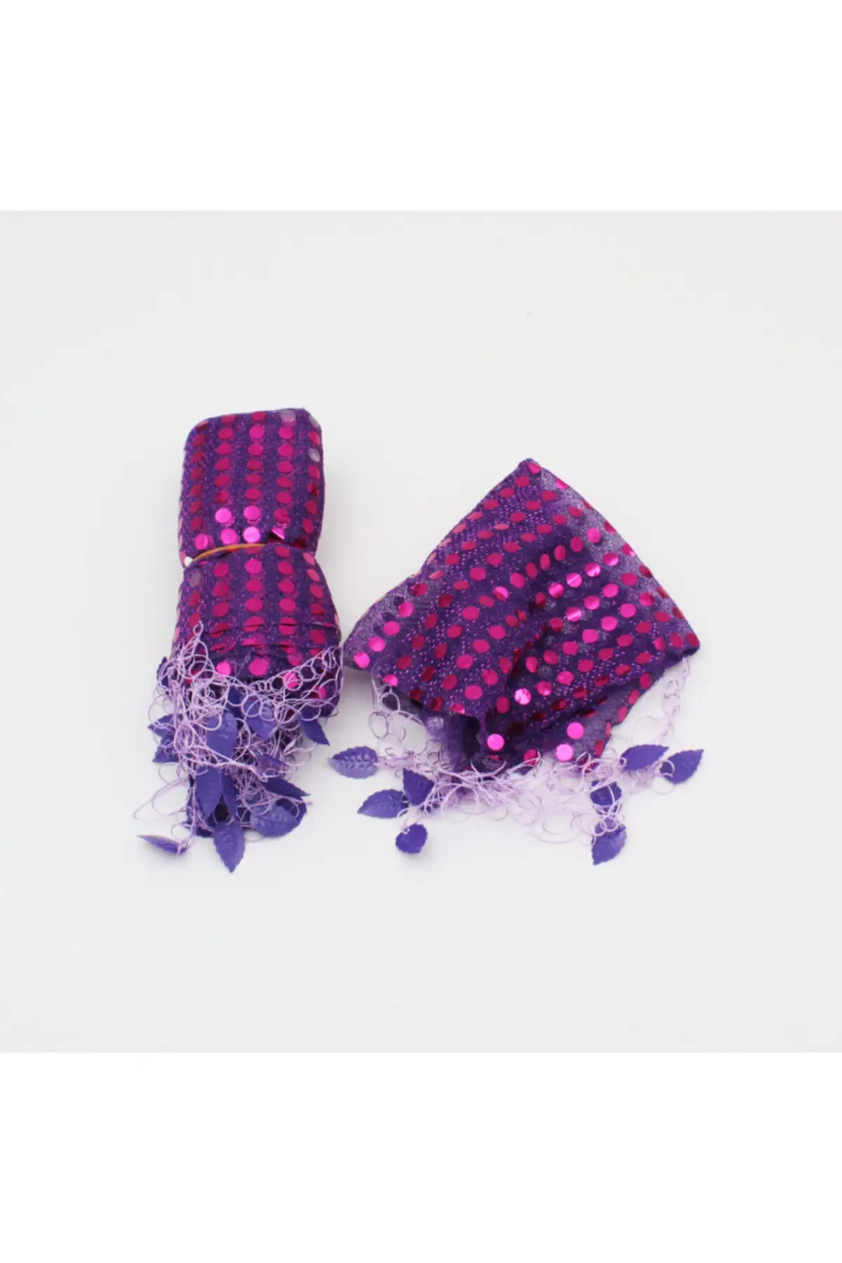 

Purple Sequin Halay Be Napkin henna Material 10 Pcs henna bride veil welon