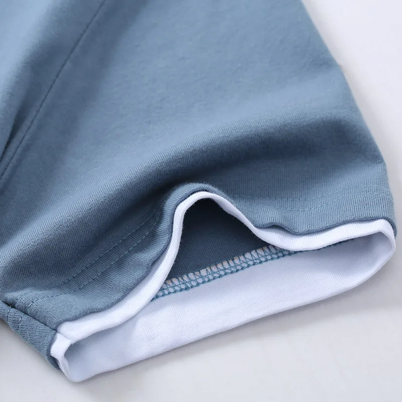 Костюм спортивный мужской летний из футболки и шортов в стиле хип-хоп |