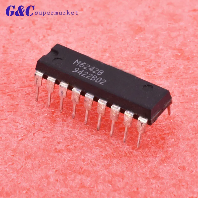 

5/10 шт. M6242B Инкапсуляция: DIP-18 OKI IC US Сделай Сам Электроника