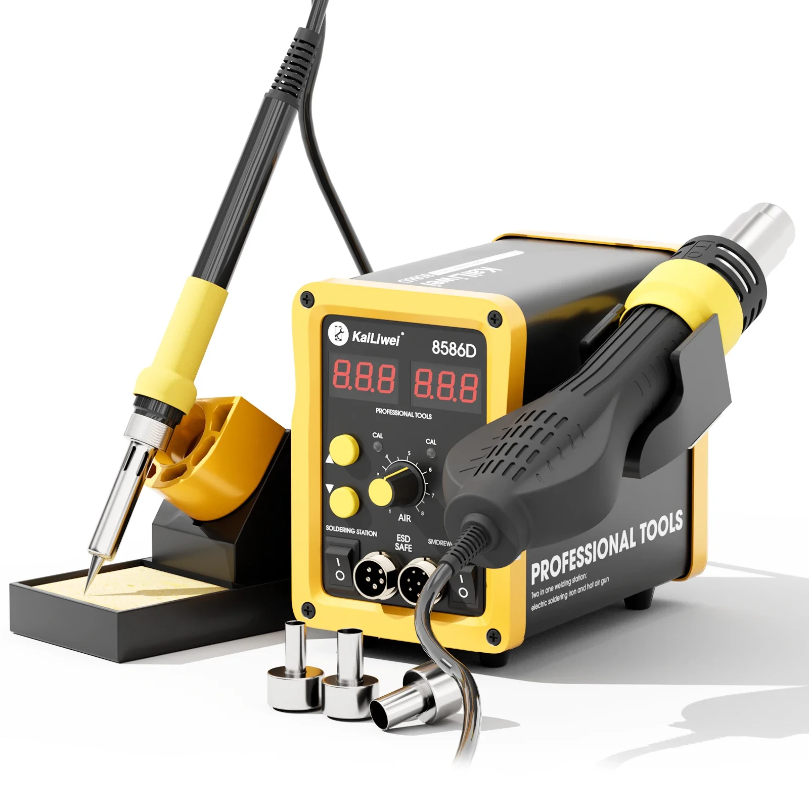 750 Вт светодиодный дисплей для переделки паяльника цифровой 2 в 1 пистолет