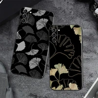 flowers and leaves phone case for huawei y9 prime 2019 y6p y9 prime 2019 y8s y6 y7p 2020 y7 y8p y7s y9a y92018 ygoe android