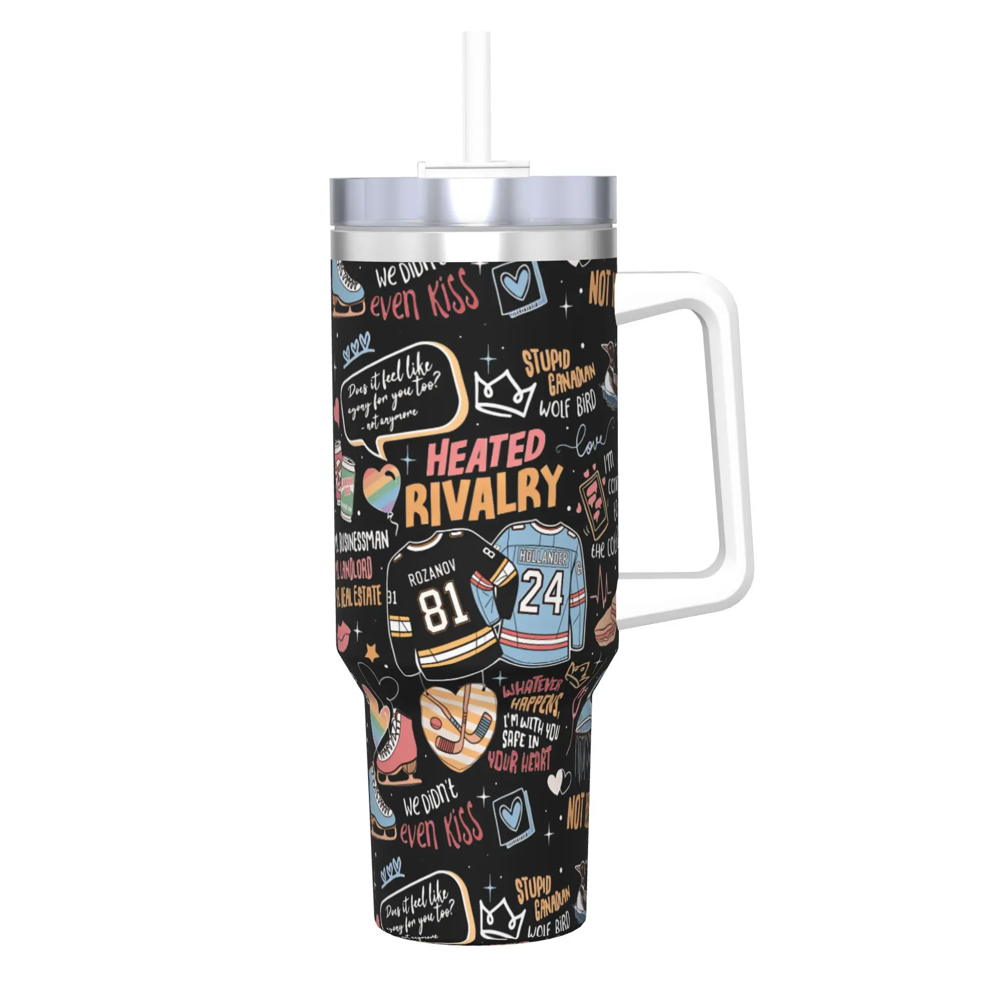 

Термокружка Heated Rivalry из нержавеющей стали