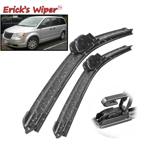 Щетки стеклоочистителя Erick's LHD для Chrysler Town & Country 5 2008-2016, щетки стеклоочистителя лобового стекла 26 дюймов + 20 дюймов