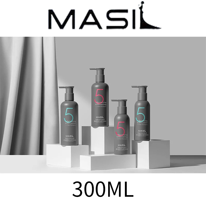 MASIL Korean Original 5th Generation Shampoo Oil Control Fluffy Soft Repair Ccalp Mild Refreshing Nourishing Treatment Shampoo