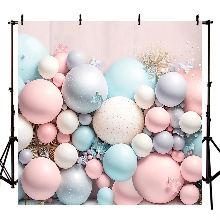 

Фон для фотосъемки Mehofond розовые блестящие воздушные шары для девочек день рождения Фотофон для портретной съемки
