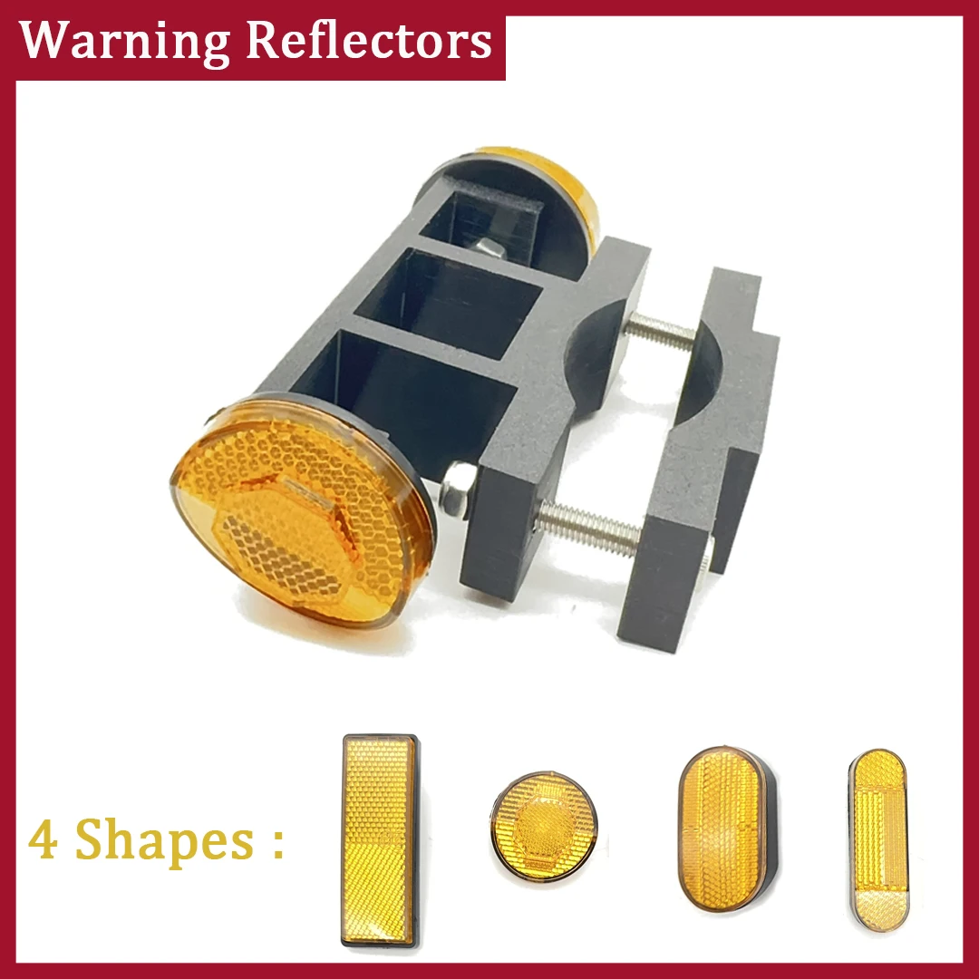 2 шт. крепление на руль безопасная светоотражающая наклейка в полоску