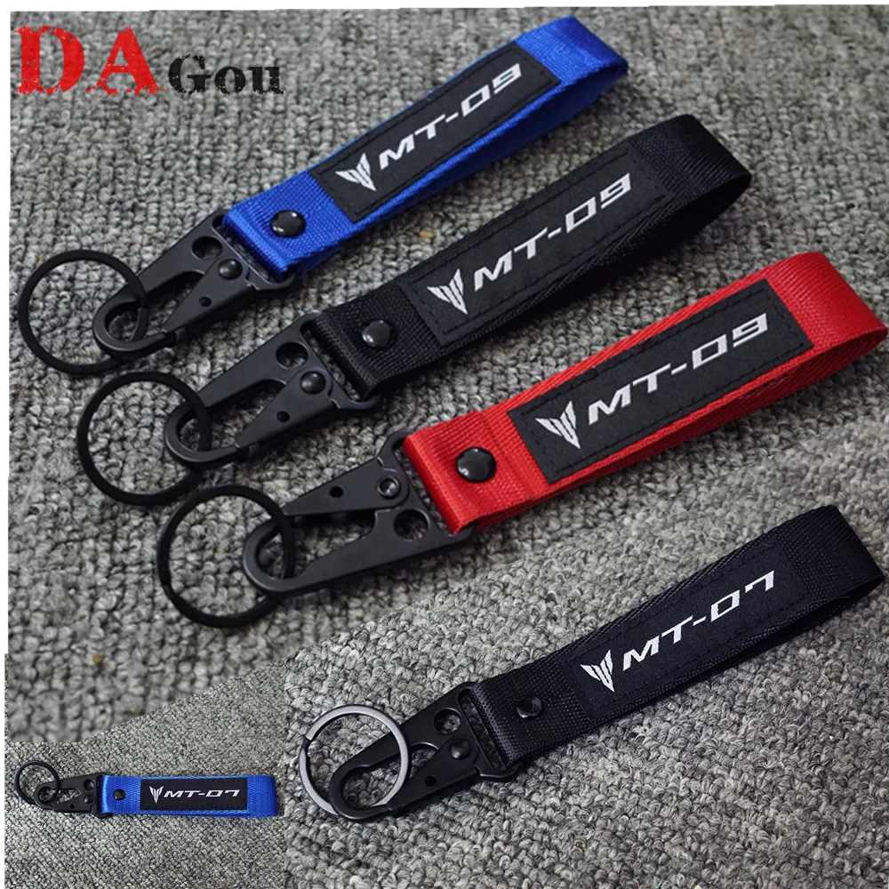 

Для Yamaha MT 07 09 MT-07 MT07 MT09 FZ 2022 2021 2020 2019 2018 мотоциклетный брелок с вышитым логотипом