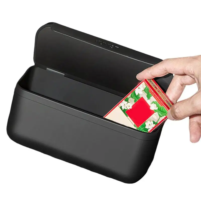 

ForTesla Model3 Model Y Black Side Storage Box Car Interior Organizer Odorless TPE Storage Lower Box Vehicle Accessories