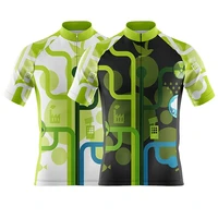 environmental protection green men%e2%80%99s short sleeve cycling jersey top sports wear race cut mountain bike jersey