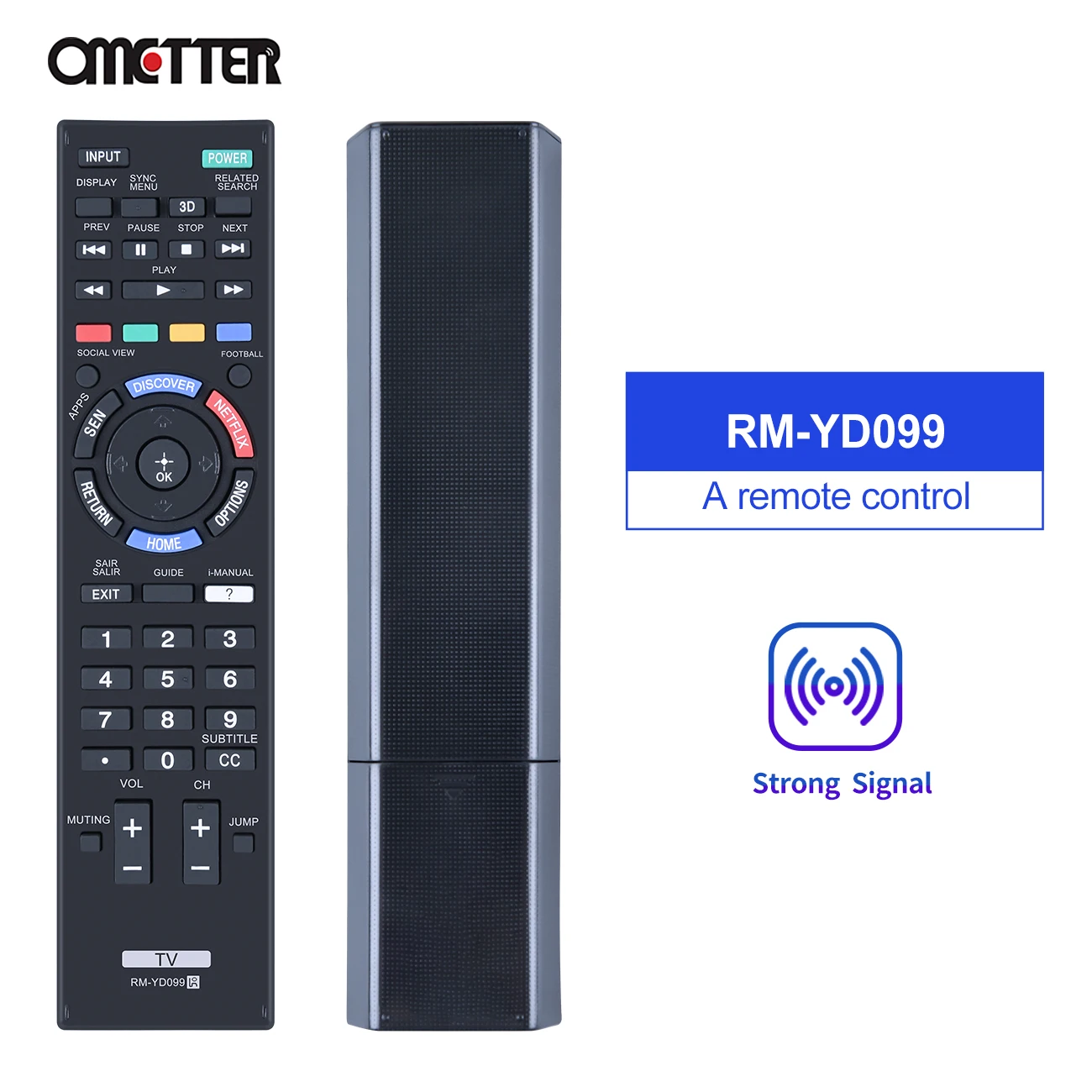 

Suitable for Sony TV Remote Control RM-YD099 14927144 KDL-42W805B KDL42W805B KDL-50W805B
