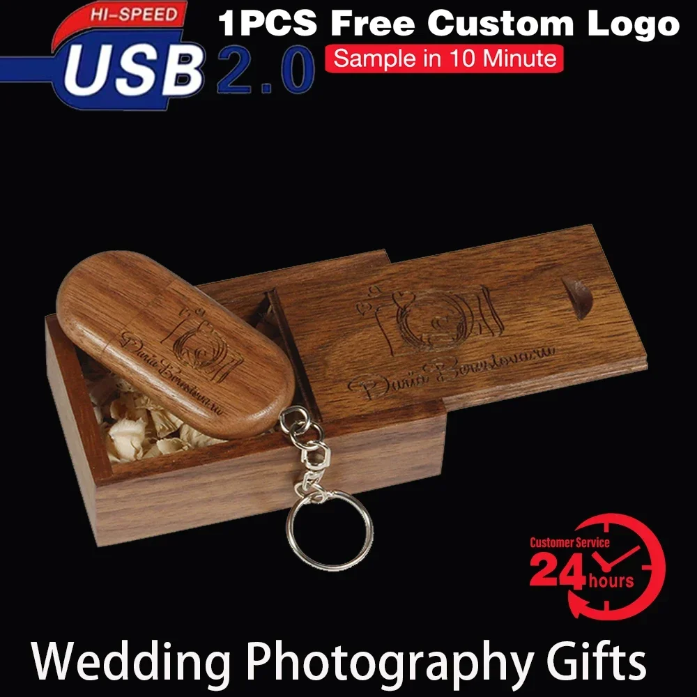 Свадебная подарочная коробка Push-Pull флэш-накопитель USB 2 0 бесплатный