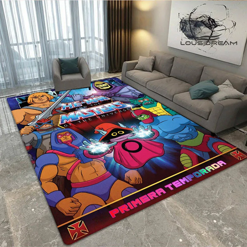 

Cartoon universe master HE-MAN printed carpet children's play room living room bedroom beautiful non-slip carpet birthday gift