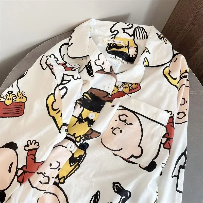 Snoopy Чарли Коричневый Аниме периферийный мультфильм милые длинные брюки с