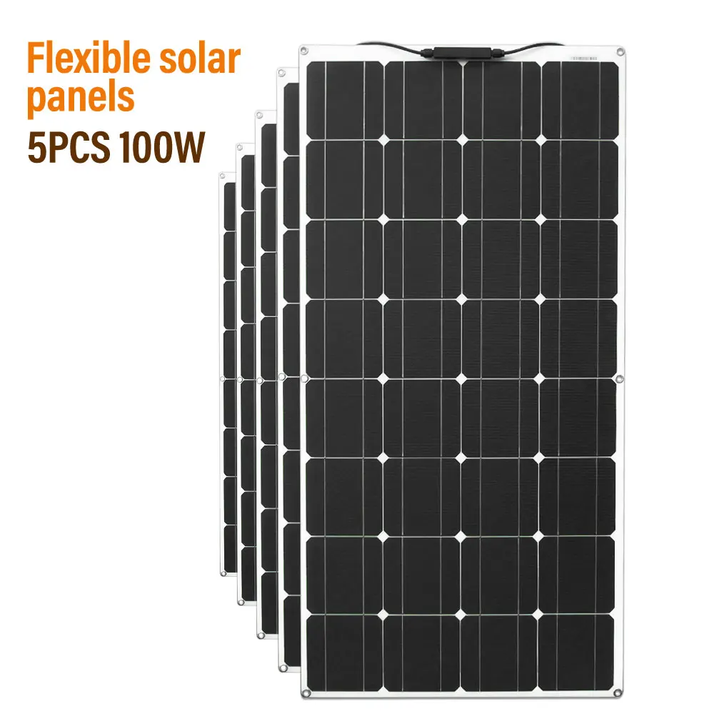 

500w 300w 200w 12v Monocrystalline Charger Cell Diy Solar Panel Energy Systems Module For Camping Car