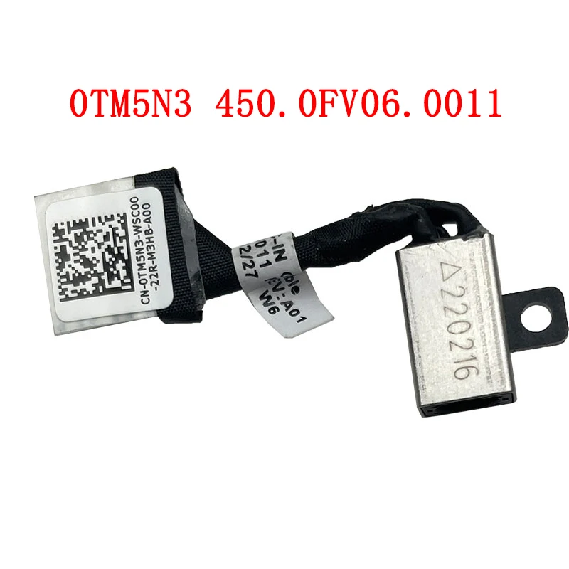 Вставной кабель питания постоянного тока для Dell Latitude 3400 3500 Inspiron 5584 5583 P86F P85F DC-IN 0TM5N3