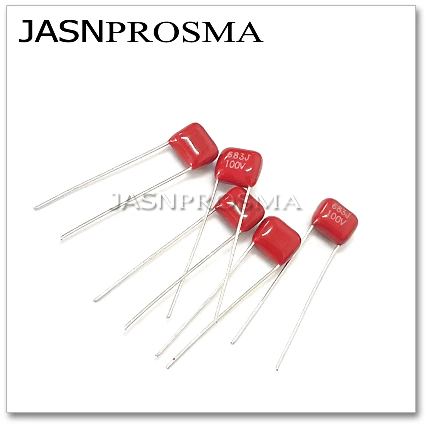 Фото Конденсаторы JASNPROSMA CBB, шаг выводов 5 мм, 100 В, 1000 шт., 680 нФ, 820 нФ, 1 мкФ, 684J, 824J, 105J, 0.68 мкФ, 0.82 мкФ, DIP, 5%, CBB21, CBB22 №4