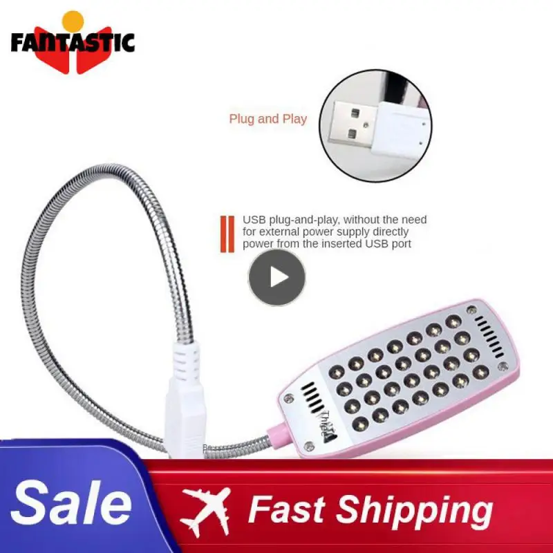 

New In Night Light Dormitory Book Lamp Portable Reading Light Usb Book Lighting 28 Led Switch Type Nightlight Bright