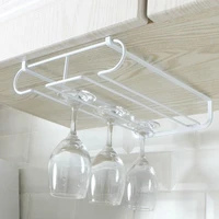 hanging wine glass holder stemware storage hanger rack kitchen cabinets hanging save space metal wine glass organizer