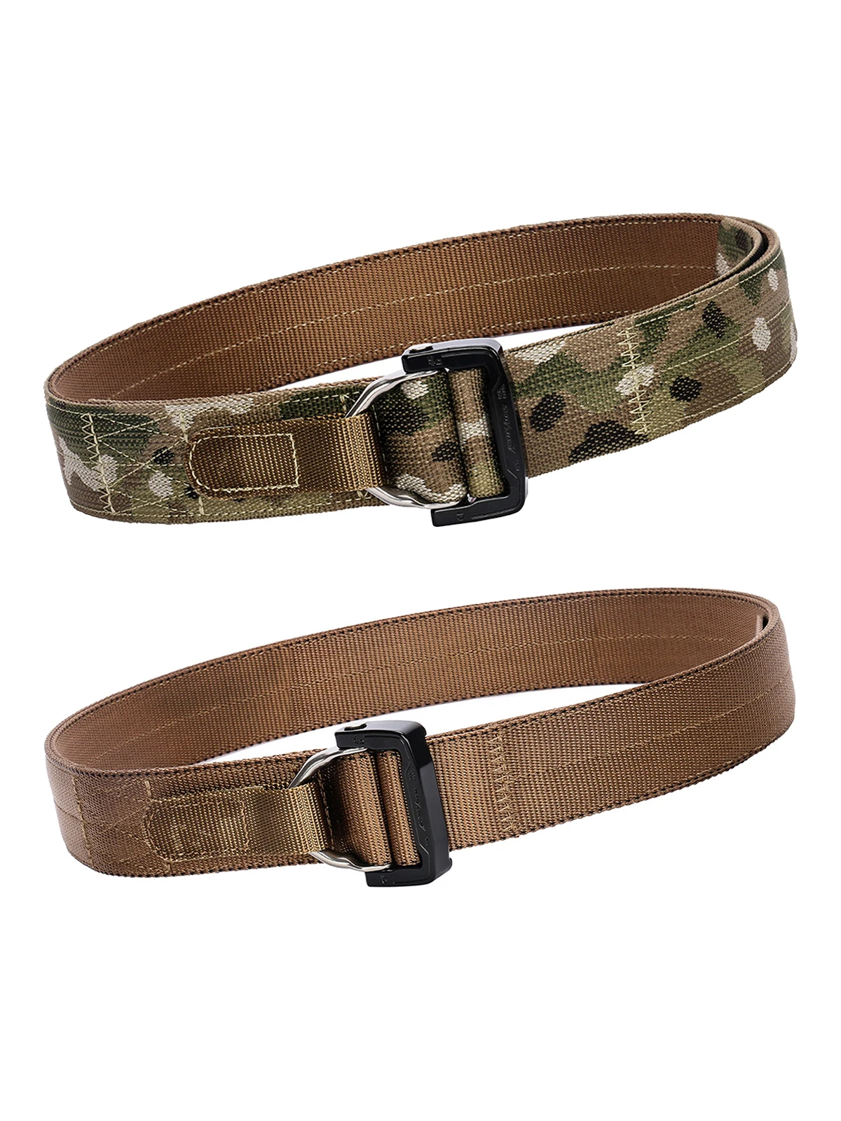 MAUHOSO Tactical Gun Belt with Heavy Duty for Men and Women D-ring 1.75" 2-Ply
