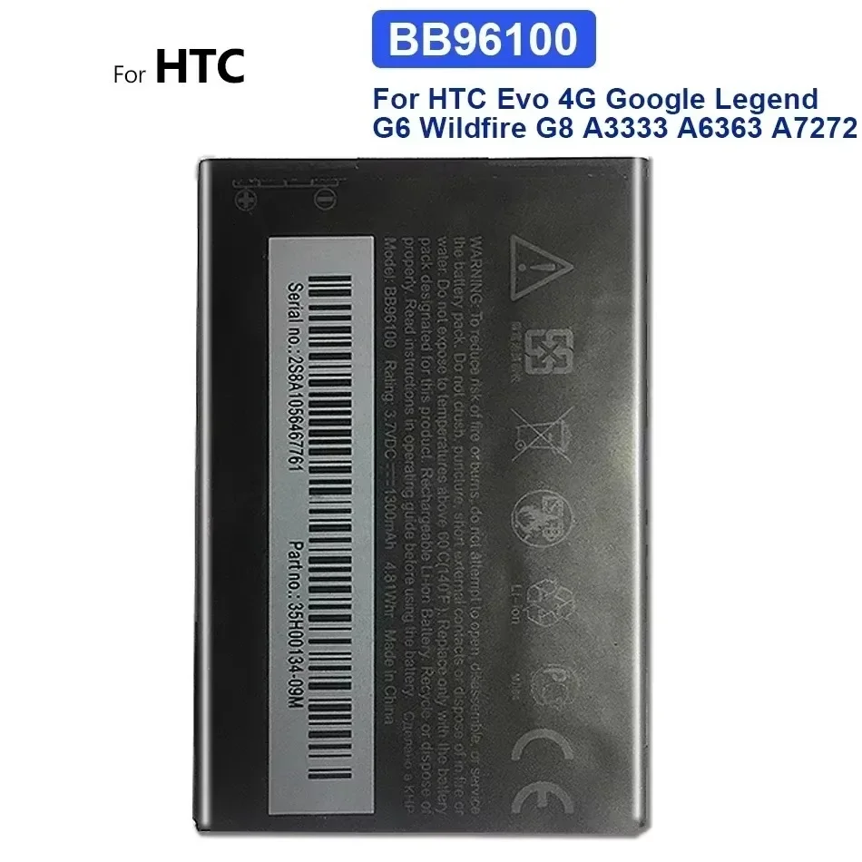 1500 мАч BA-S440 BB96100 BA-S420 Сменный аккумулятор для HTC Evo 4G Google Legend G6 Wildfire G8 A3333 A6363 A7272 +