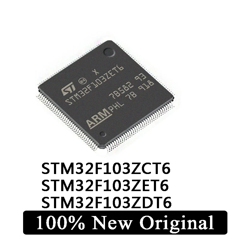 

100% New Original STM32F103ZCT6 STM32F103ZET6 STM32F103ZDT6 LQFP144 microcontroller chip microcontroller IC chip in stock