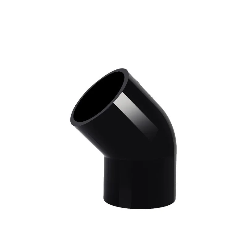 1pc 20~50mm Black PVC Pipe Connector Aquarium Tube Joints Fish Tank Drainage Fittings  Water Pipe Straight Elbow Tee Joints