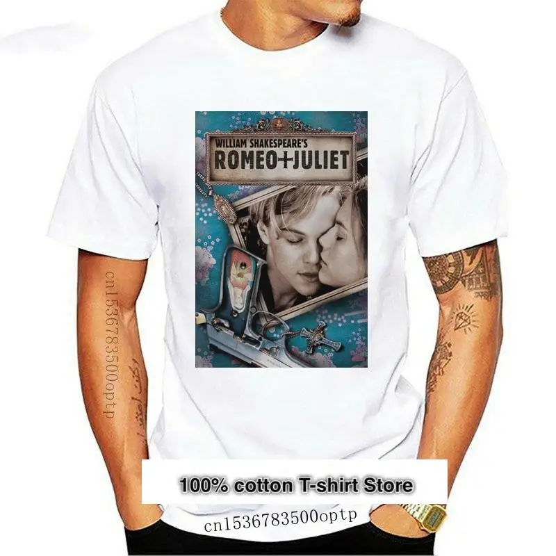 

Camiseta с постельной пленкой Romeo Julieta унисекс, ropa de Street de moda, negra, nueva