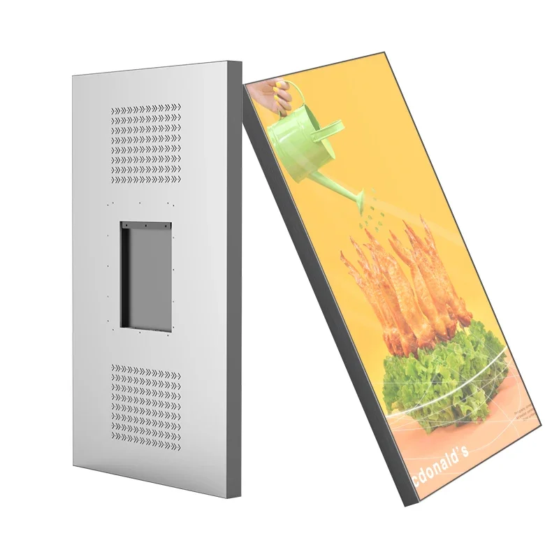 

Wall mounted 32 43 50 55 65 inch Frameless Super Narrow Android 12 4G 3840*2160 Wifi advertising display digital signage