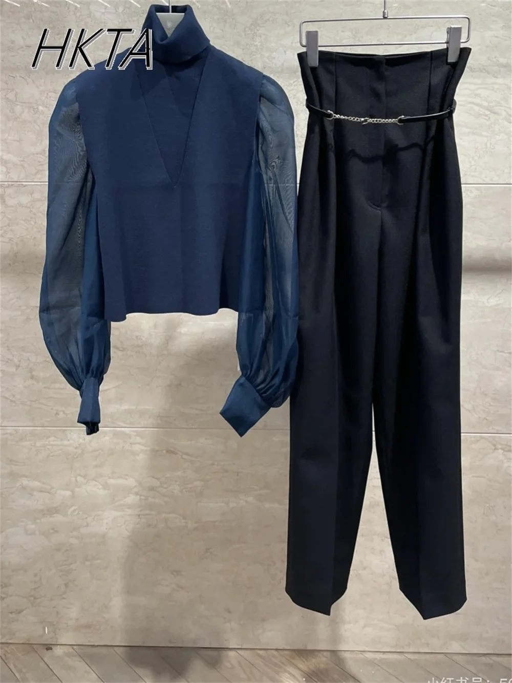 Японские панталоны осенние новые прямые брюки в форме кокона с индивидуальным