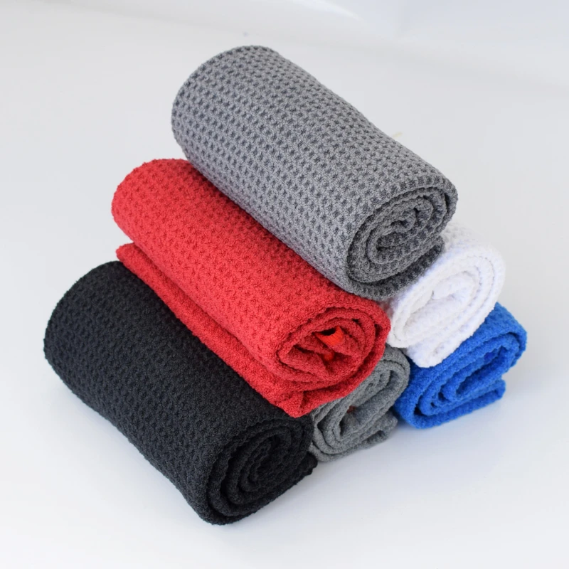 

Golf Towel Upgrade Golf Club Hook Soft Cleaning Towel Pineapple Grid Sports Towel Basketball Balls Towel Microfiber Soft Towel