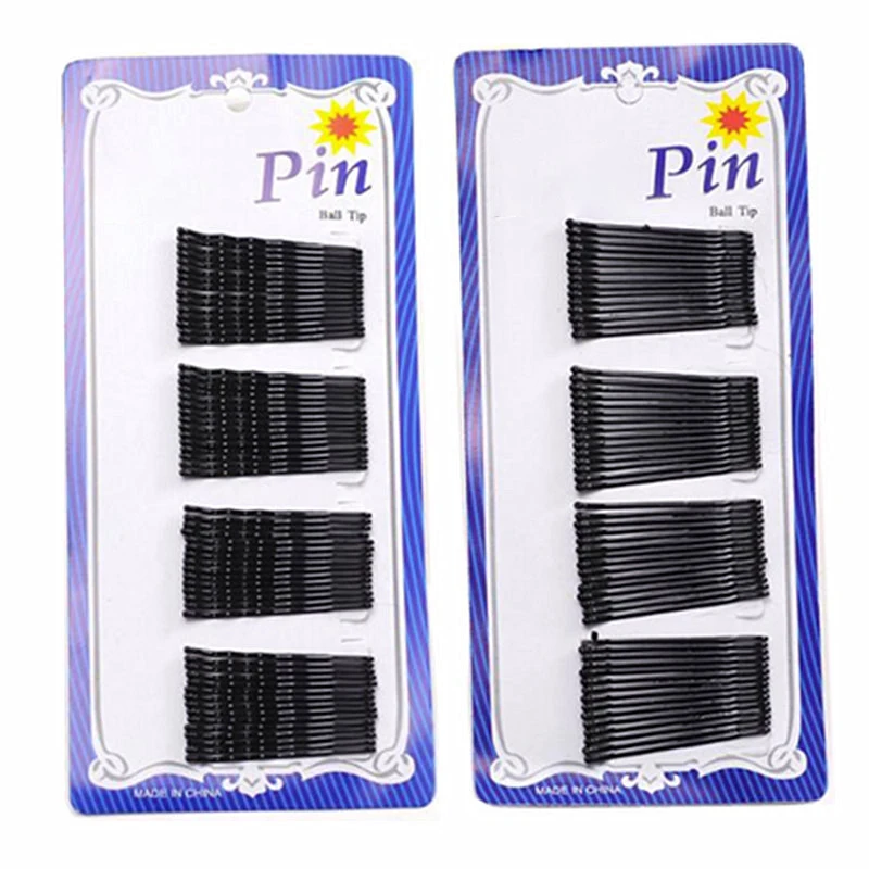 

60Pcs/Set Black Hairpins For Women Hair Clip Lady Bobby Pins Invisible Wave Hairgrip Barrette Hairclip Hair Clips Accessories