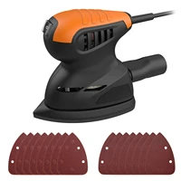 meterk mouse detail sander 13500rpm sander wall polishing machines sander with 16pcs sandpapers dust power tools