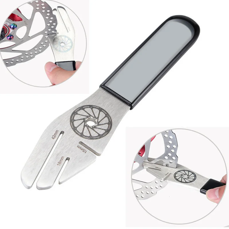 

Mountain Bicycle Disc Flattening Adjustment Correction Wrench MTB Bike Disc Brake Rotor Alignment Truing Tool Repair Tools