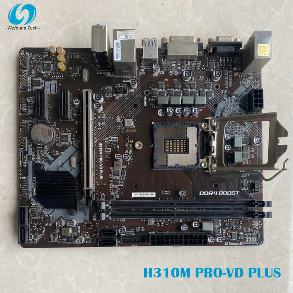 

H310M PRO-VD PLUS For Msi Desktop Motherboard LGA1151 DDR4 32GB SATA3 PCI-E 3.0 USB3.1 Gen1 Micro ATX Tested Fast Ship