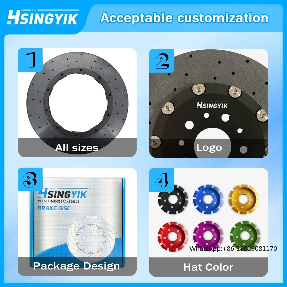 Передний биметаллический автомобильный портативный тормозной диск из стали и