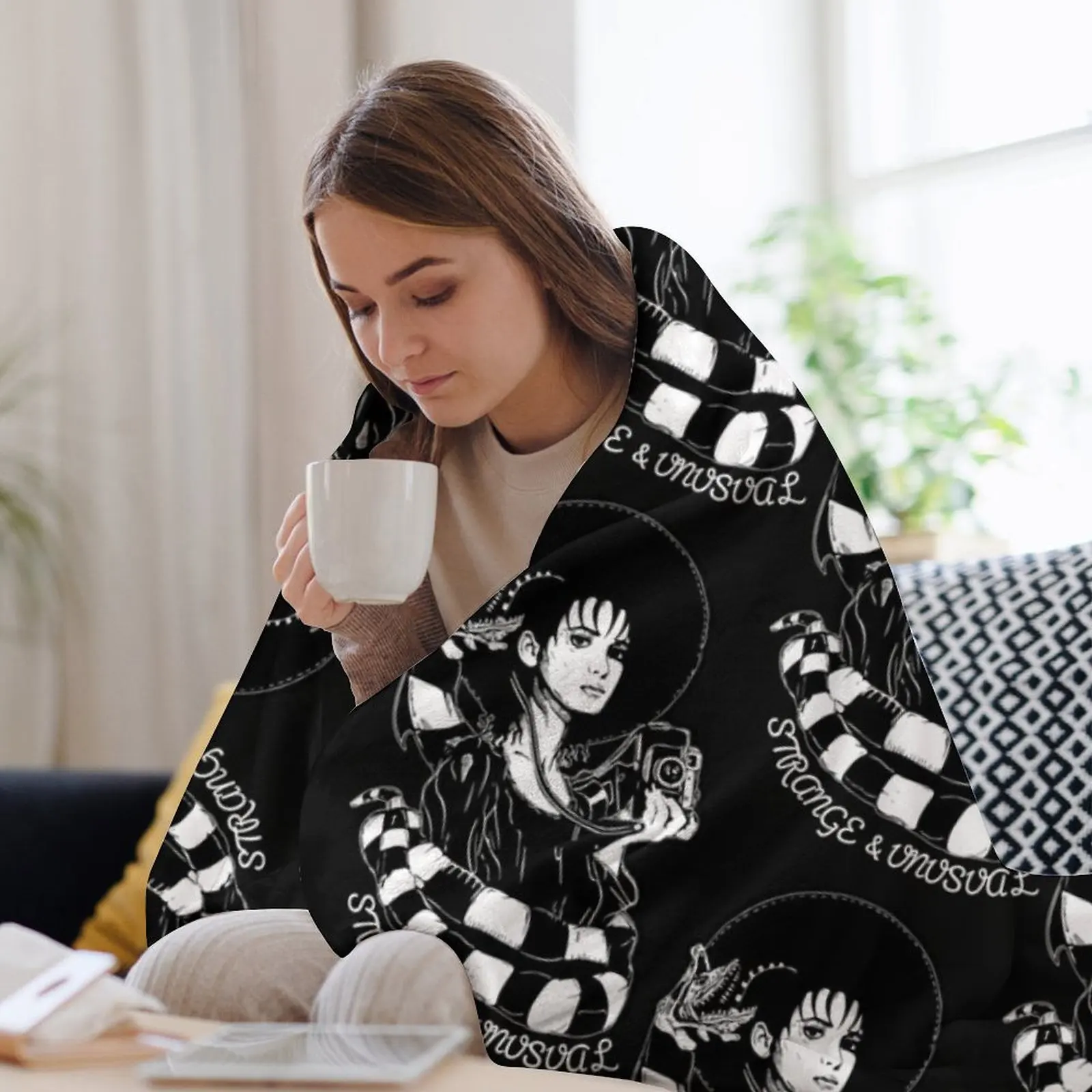 Лидия Децт странное и необычное готическое одеяло одеяла в стиле манга