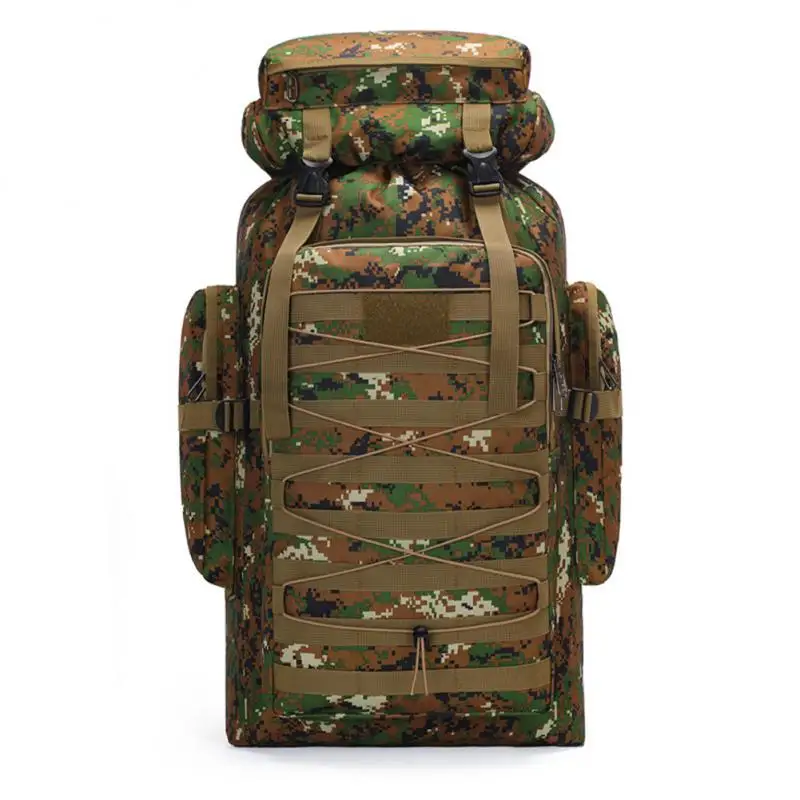 

Buckle Opening Hiking Backpack Tear Resistant Adjustable Shoulder Strap Camping Backpack Snap Drawcord Opening Strap Buckle