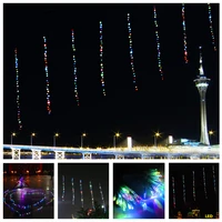 free shipping 10m 72p led lamp large led kite string lights kites windsock flying line lights night lanterns toys