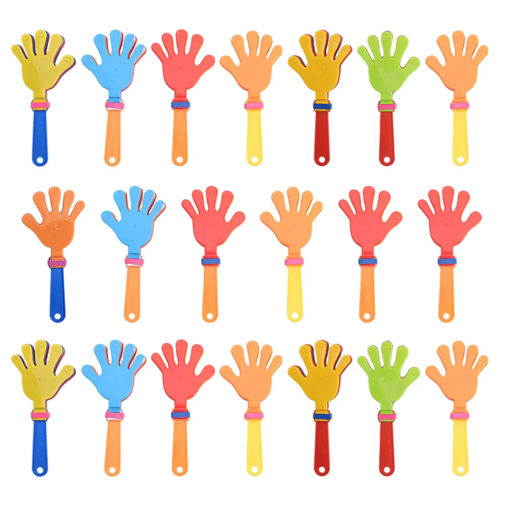 

20 Pcs Cheerleading Pom Poms Horn Toy Kids Hand Clapper Tool Toys Accessories Sound Making