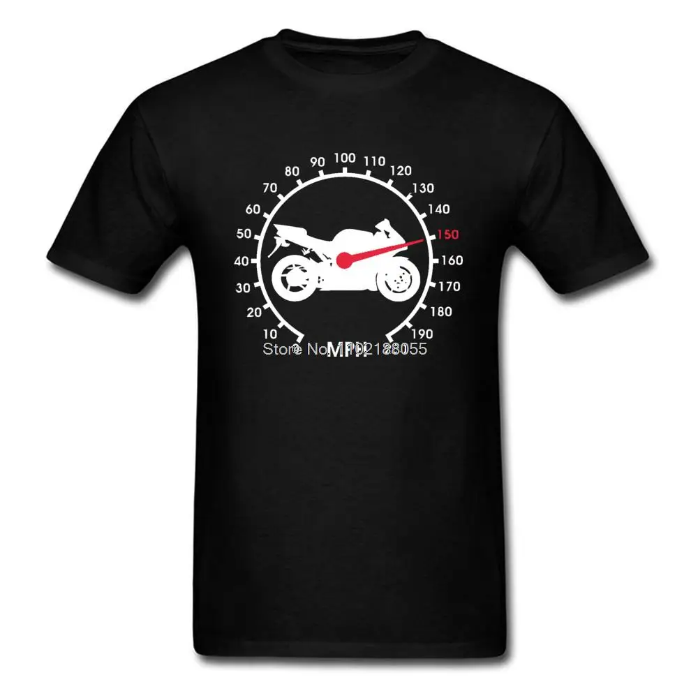 

Motorcycle Gears Speedometer Biker Black T Shirts Speed Motobiker Vintage Design Tshirt For Men Casual Brand New Tops Tees