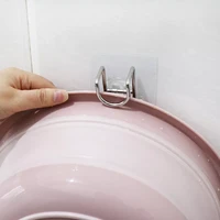new 101pcs punch free sticky bathroom kitchen traceless washbasin save space organizer wall mount hook holder adhesive storage