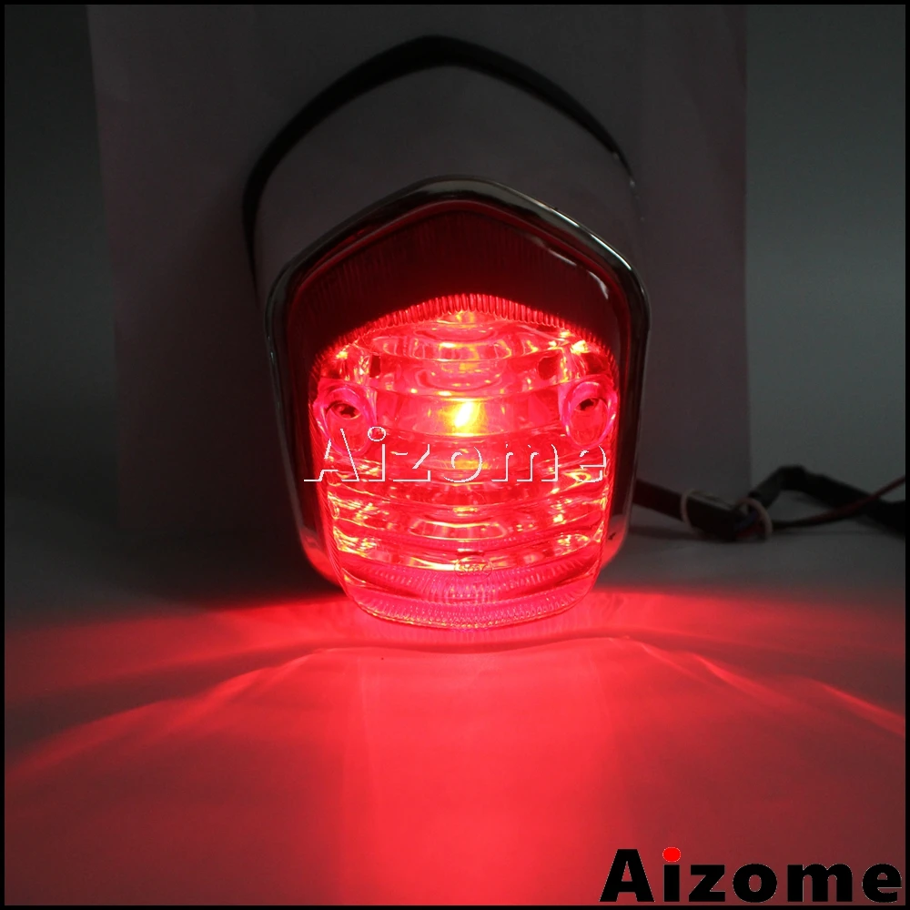 Universal Motorcycle Tail Light For Harley Yamaha Suzuki Honda Shadow Sabre 1100 VT1100C2 VT400 VT750 Taillight Brake Stop |
