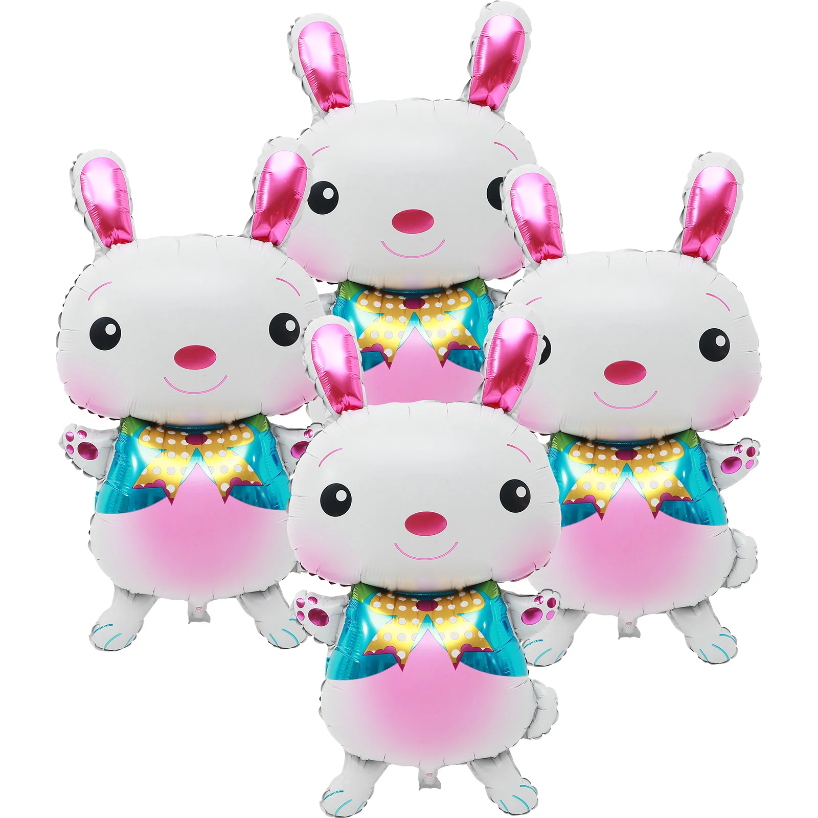 

Bunny Balloons Birthday Party Decorations Decoration Theme Balloon Easter Shaped Rabbit Animal Head Aluminum