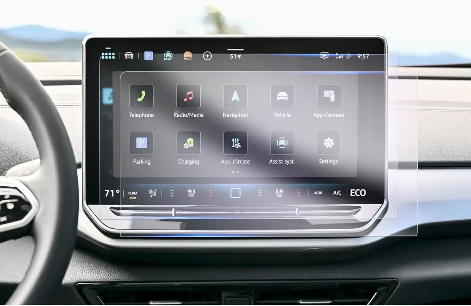 

Для VW Golf 8,5 2025 Golf 8 MK8.5/7 2024 автомобильный ЖК-дисплей 12,9 дюйма GPS-навигация сенсорное закаленное стекло экран защитная пленка аксессуары